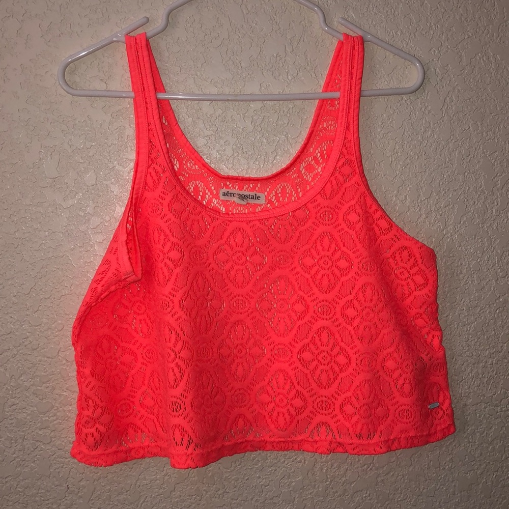Lacy crop top